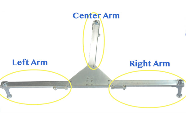 Innovator Plus Main Frame Extension Arms - Thrasher Golf