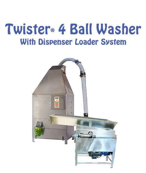 Twister 4 Golf Ball Washer will load dispenser automatically - Thrasher Golf